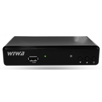 Tuner DVB-T2 Wiwa H.265 LITE dekoder cyfrowy darmowa telewizja